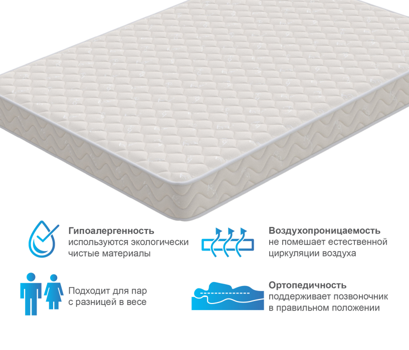 1400 x 2000, Матрас Орматек Богема 140х200